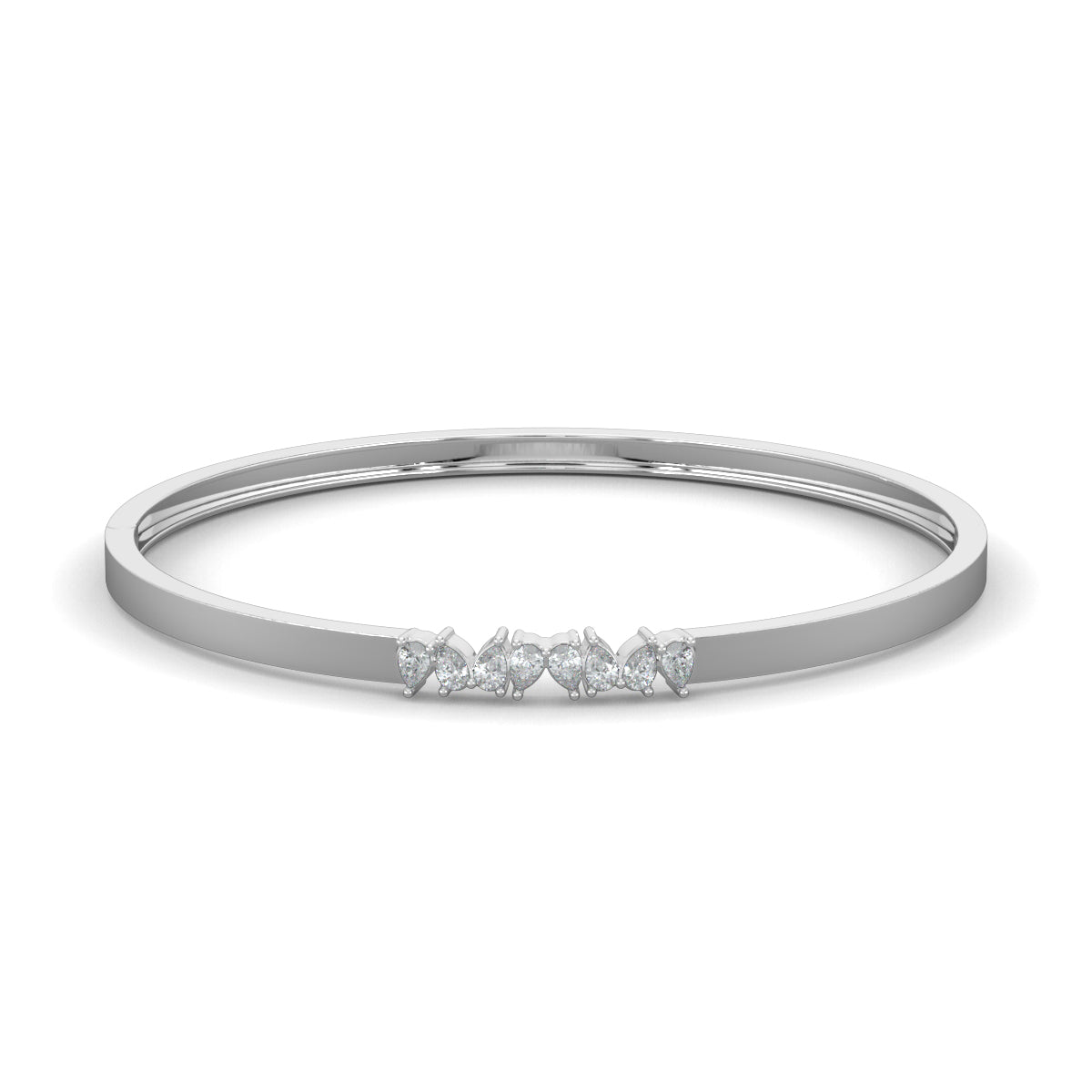 White Gold, Diamond Bracelet, Natural diamond bracelet, Lab-grown diamond bracelet, Pearlicious Diamond Bracelet, Pear-Shaped Diamonds, Bracelet with Pear Diamonds, Diamond Jewelry, Oval Diamond Bracelet, Luxury Bracelet, Diamond Bracelet for Women