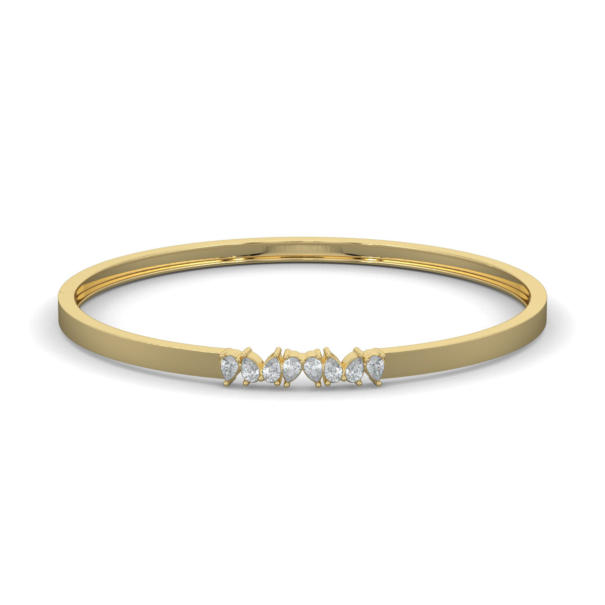 Yellow Gold, Diamond Bracelet, Natural diamond bracelet, Lab-grown diamond bracelet, Pearlicious Diamond Bracelet, Pear-Shaped Diamonds, Bracelet with Pear Diamonds, Diamond Jewelry, Oval Diamond Bracelet, Luxury Bracelet, Diamond Bracelet for Women