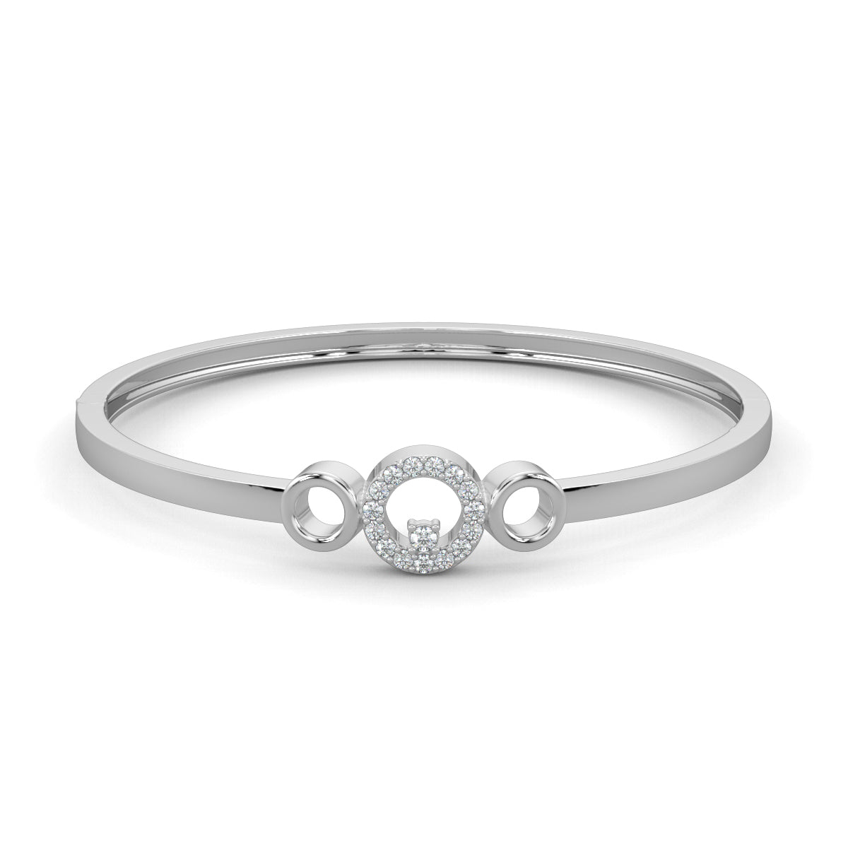 White Gold, Diamond Bracelet, Natural diamond bracelet, Lab-grown diamond bracelet, Dazzle Sphere diamond bracelet, diamond circle border bracelet, elegant diamond bracelet, unique diamond jewelry