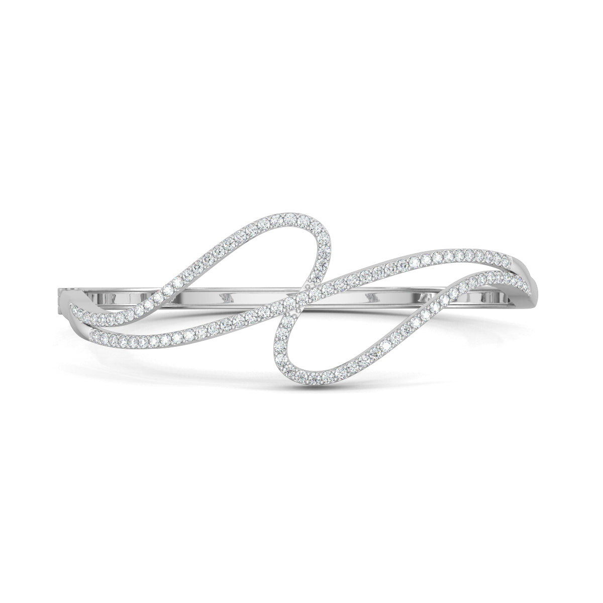 White Gold, Diamond bracelet, Amore bracelet, Italian design, natural diamonds, lab-grown diamonds, luxury accessory, elegant jewelry