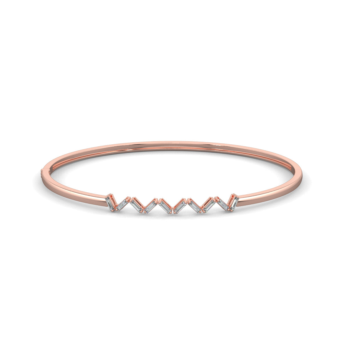 Rose Gold, Diamond Bracelet, Dazzle Weave Diamond Bracelet, Natural Diamonds, Lab-grown Diamonds, Oval Bracelet, Baguette Diamonds, Jewelry, Luxury Bracelet, Elegant Accessories, Glamour, Sophisticated Design
