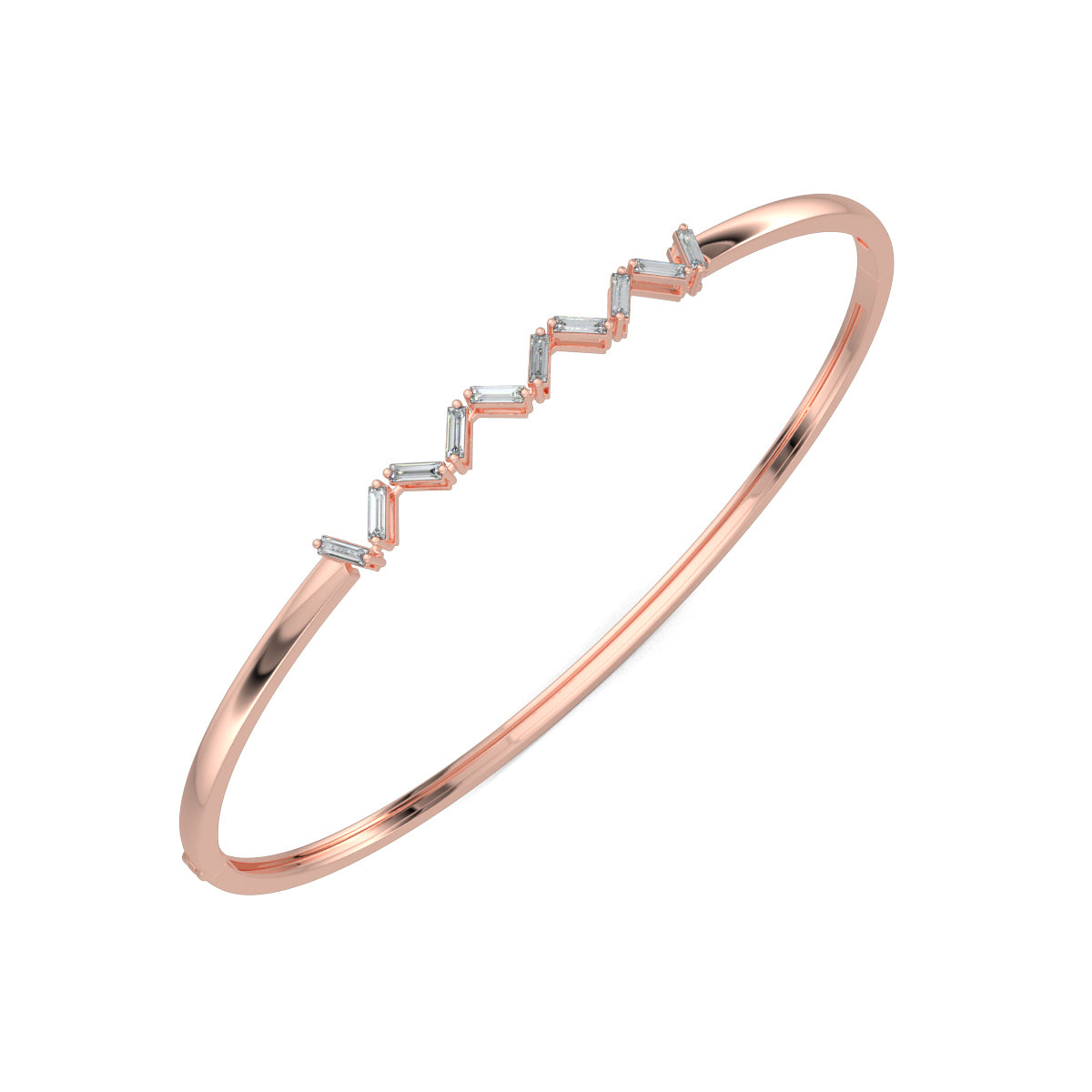 Rose Gold, Diamond Bracelet, Dazzle Weave Diamond Bracelet, Natural Diamonds, Lab-grown Diamonds, Oval Bracelet, Baguette Diamonds, Jewelry, Luxury Bracelet, Elegant Accessories, Glamour, Sophisticated Design