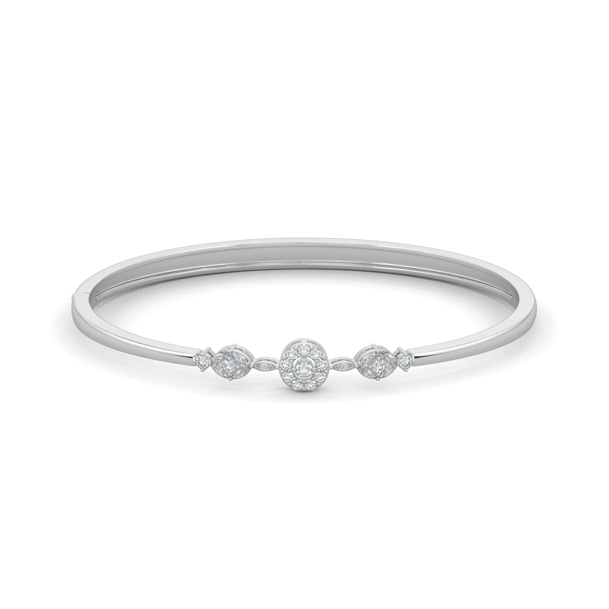 White Gold, Diamond Bracelet, Natural diamond bracelet, Lab-grown diamond bracelet, Twilight gleam bracelet, Marquise diamond bracelet, Round diamonds, Captivating wrist accessory, Enchanting jewelry, Elegant twilight charm, Luxury sparkle