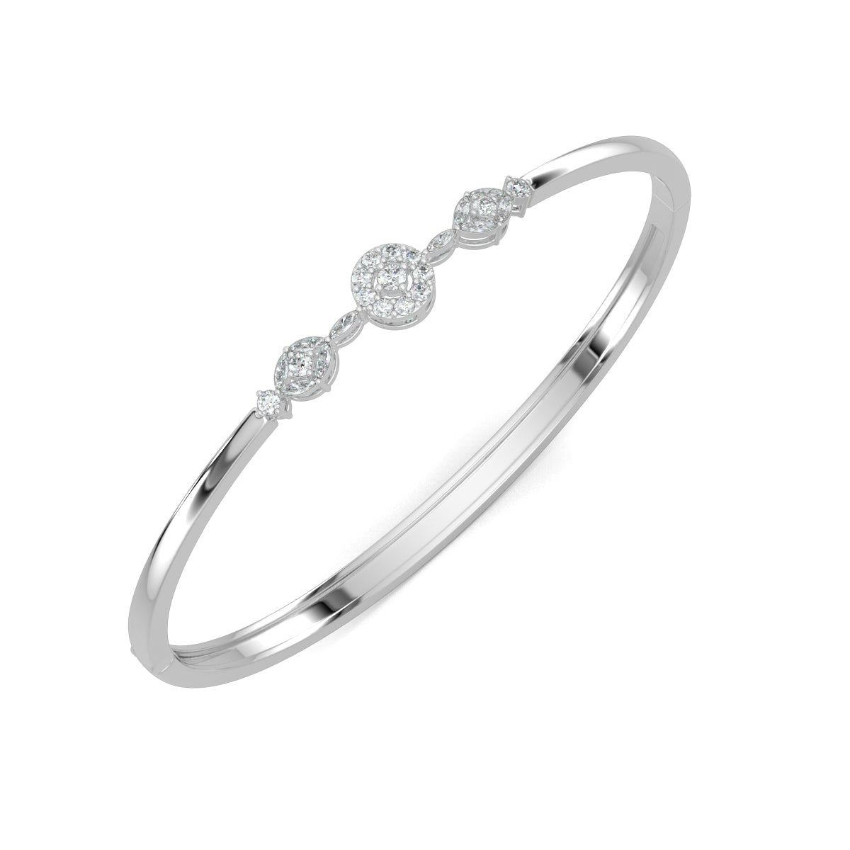 White Gold, Diamond Bracelet, Natural diamond bracelet, Lab-grown diamond bracelet, Twilight gleam bracelet, Marquise diamond bracelet, Round diamonds, Captivating wrist accessory, Enchanting jewelry, Elegant twilight charm, Luxury sparkle