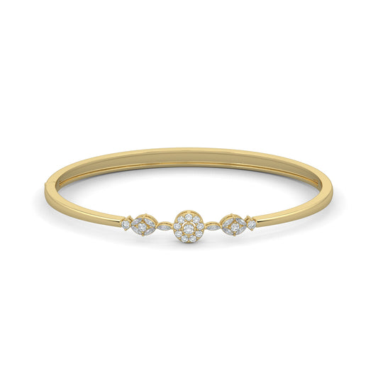 Yellow Gold, Diamond Bracelet, Natural diamond bracelet, Lab-grown diamond bracelet, Twilight gleam bracelet, Marquise diamond bracelet, Round diamonds, Captivating wrist accessory, Enchanting jewelry, Elegant twilight charm, Luxury sparkle