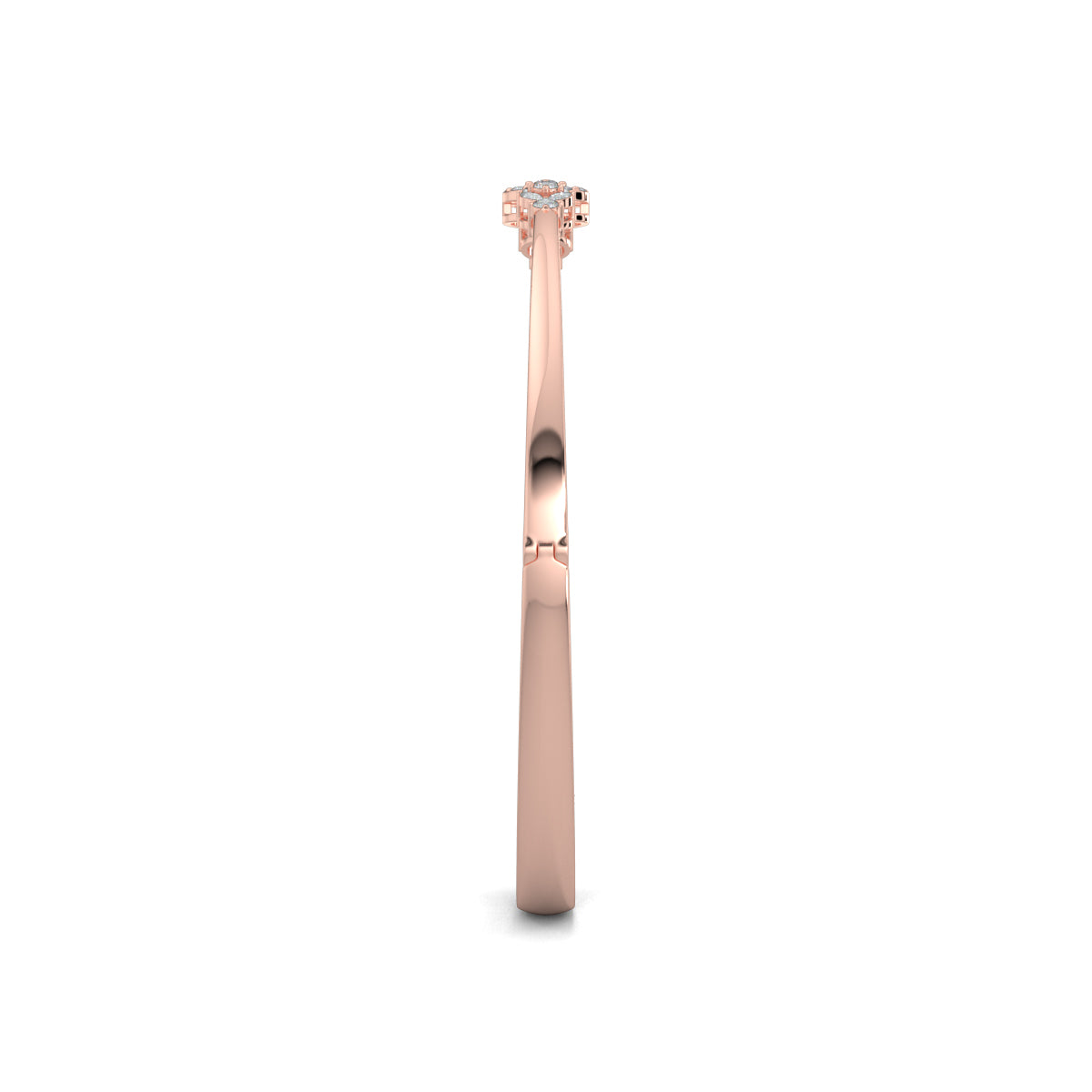 Rose Gold, Diamond Bracelet, Natural diamond bracelet, Lab-grown diamond bracelet, Twilight gleam bracelet, Marquise diamond bracelet, Round diamonds, Captivating wrist accessory, Enchanting jewelry, Elegant twilight charm, Luxury sparkle
