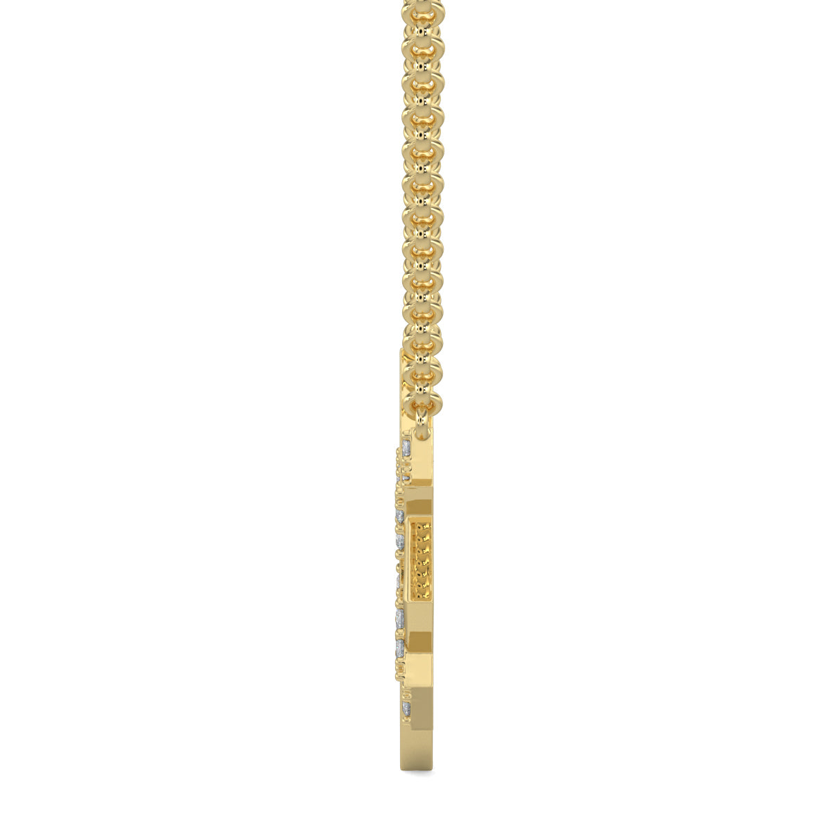 Yellow Gold, diamond pendant, star pendant, Natural diamonds, lab-grown diamonds, casual pendant, metallic star, round diamonds, elegant jewelry, everyday accessory, celestial design