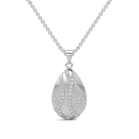 White Gold, Diamond Pendant, Eggstravagant Diamond Pendant, Casual Pendant, Easter Egg Pendant, Natural diamonds, Lab-Grown Diamonds, Pave Setting, Diamond Jewelry