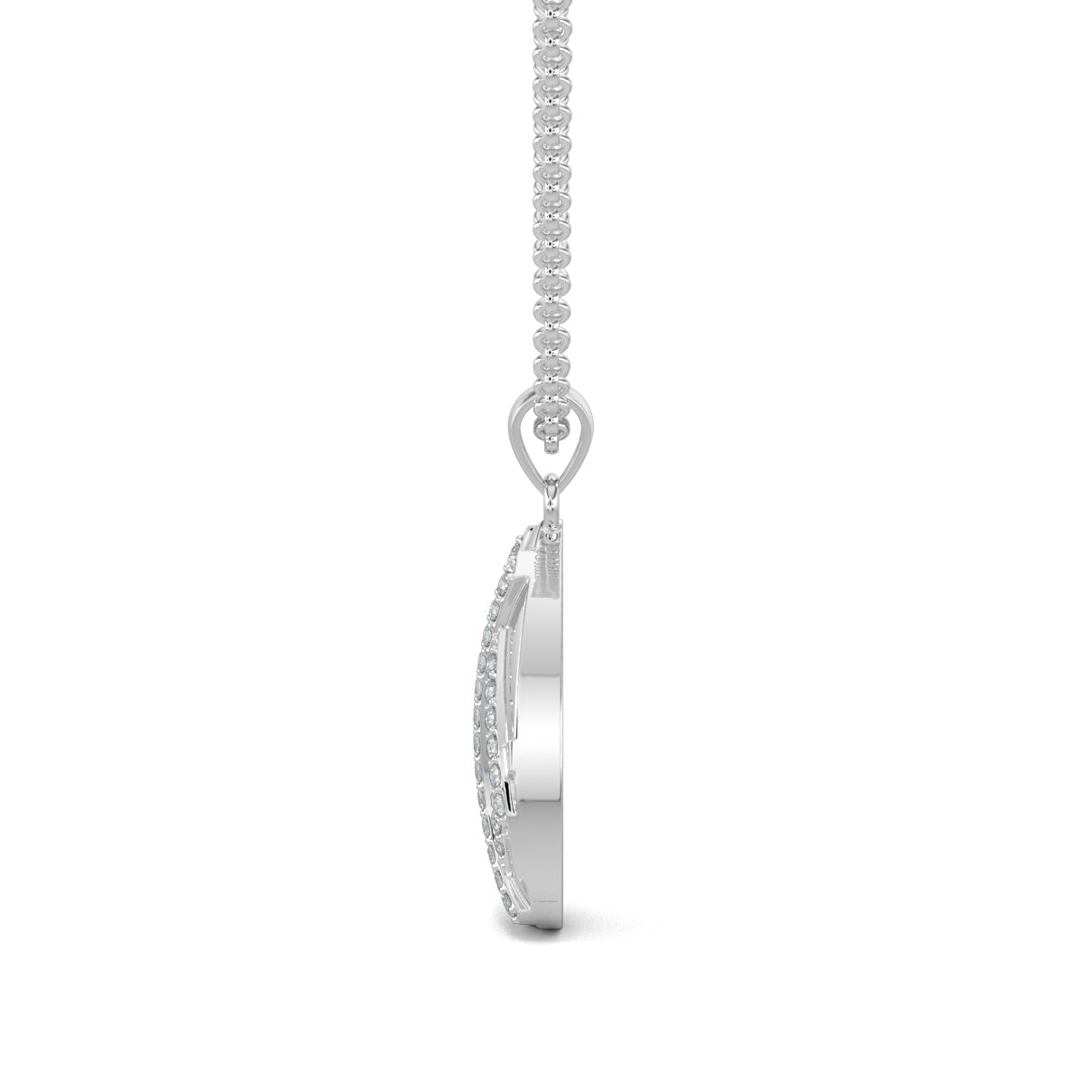 White Gold, Diamond Pendant, Eggstravagant Diamond Pendant, Casual Pendant, Easter Egg Pendant, Natural diamonds, Lab-Grown Diamonds, Pave Setting, Diamond Jewelry