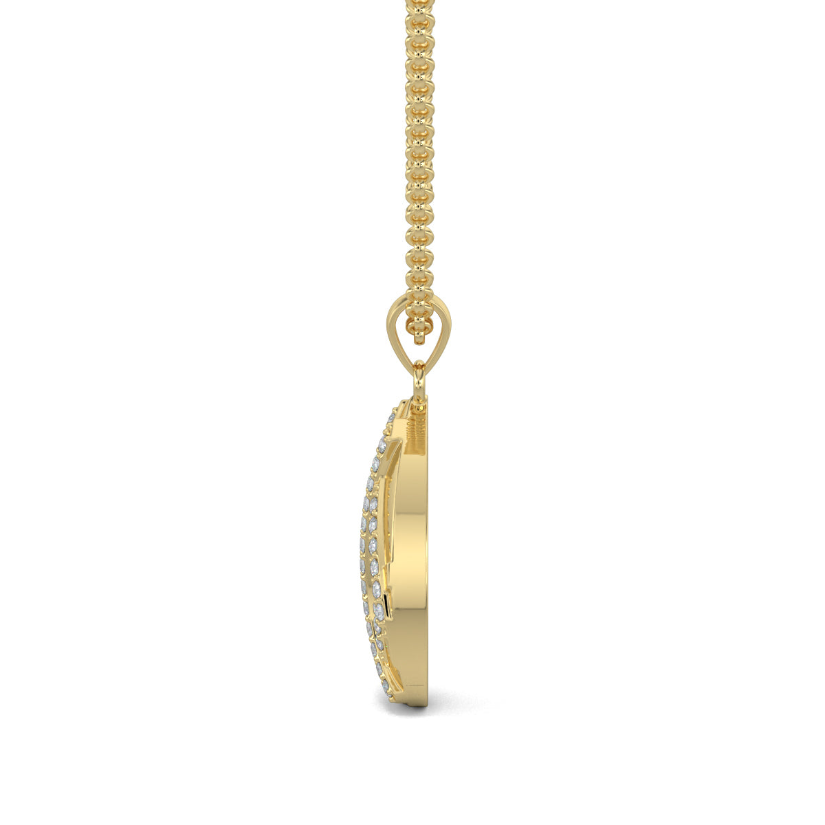 Yellow Gold, Diamond Pendant, Eggstravagant Diamond Pendant, Casual Pendant, Easter Egg Pendant, Natural diamonds, Lab-Grown Diamonds, Pave Setting, Diamond Jewelry