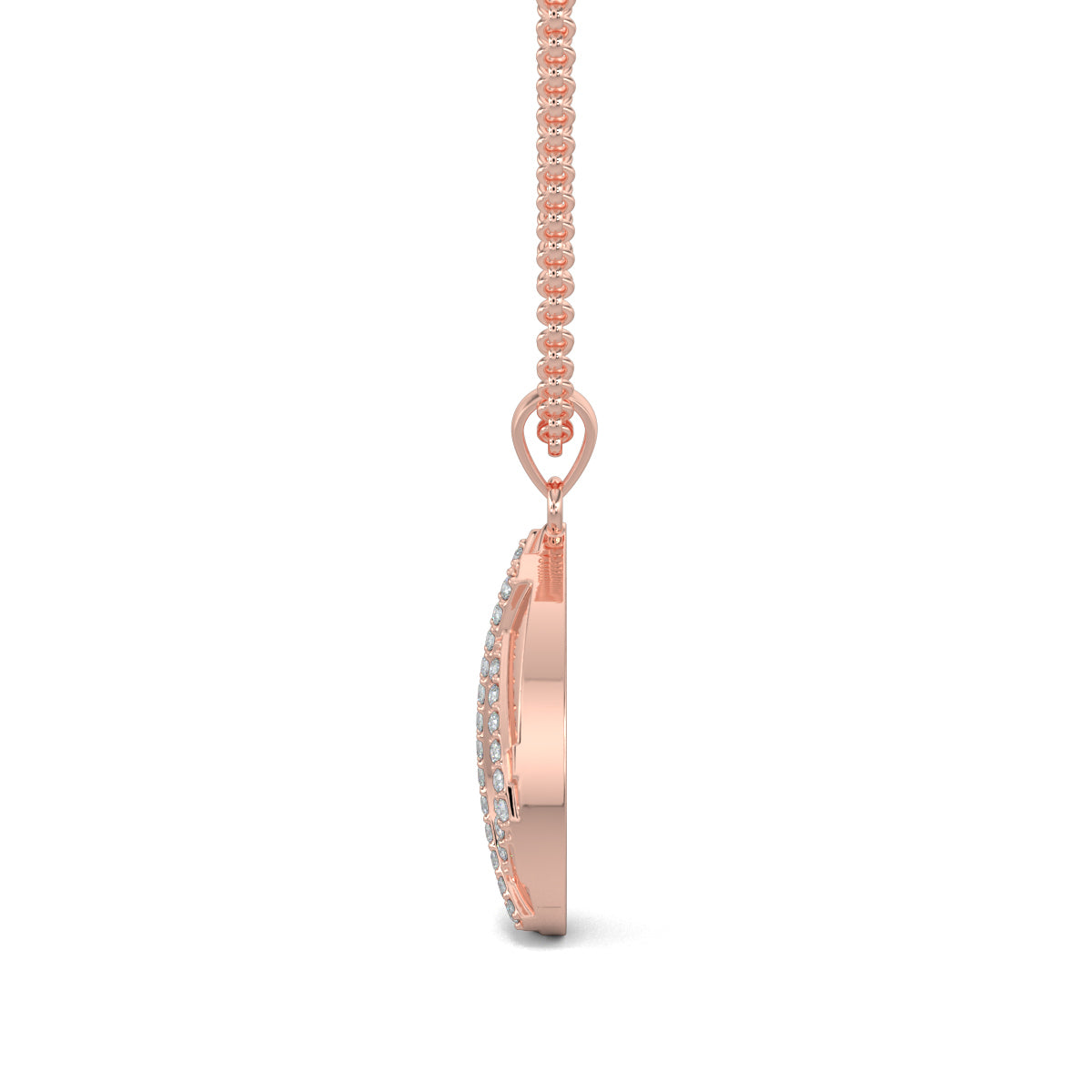 Rose Gold, Diamond Pendant, Eggstravagant Diamond Pendant, Casual Pendant, Easter Egg Pendant, Natural diamonds, Lab-Grown Diamonds, Pave Setting, Diamond Jewelry