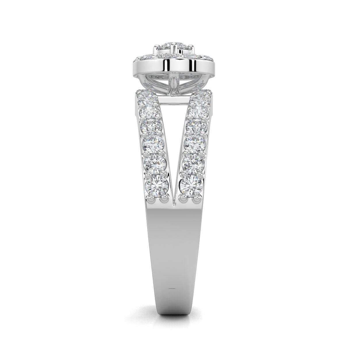 White Gold, Diamond Ring, Trillion cut, Timeless, Elegancec, Luxury Jewellery, Contemporary Flair, Sparkle, Daily Wear, Exquisite metals, Ocassion Jewellery