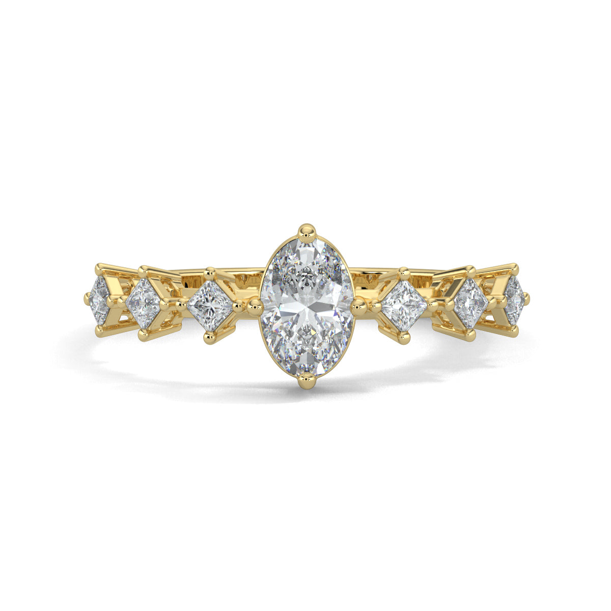 Royal Oval Solitaire Ring