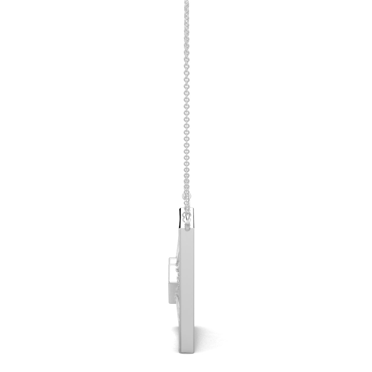 White Gold, Diamond Pendants, natural diamond pendant, lab-grown diamond pendant, casual diamond pendant, princess cut diamond necklace, heart shaped pendant, rectangle pendant, jali pattern pendant, sunrays pendant, Sunbeam Love Pendant