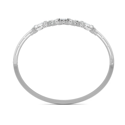 White Gold, Diamond Bracelet, Natural diamond bracelet, Lab-grown diamond bracelet, luxury baguette diamond bracelet, oval diamond bracelet, rectangle diamond design, marquise diamond accents, elegant diamond jewelry