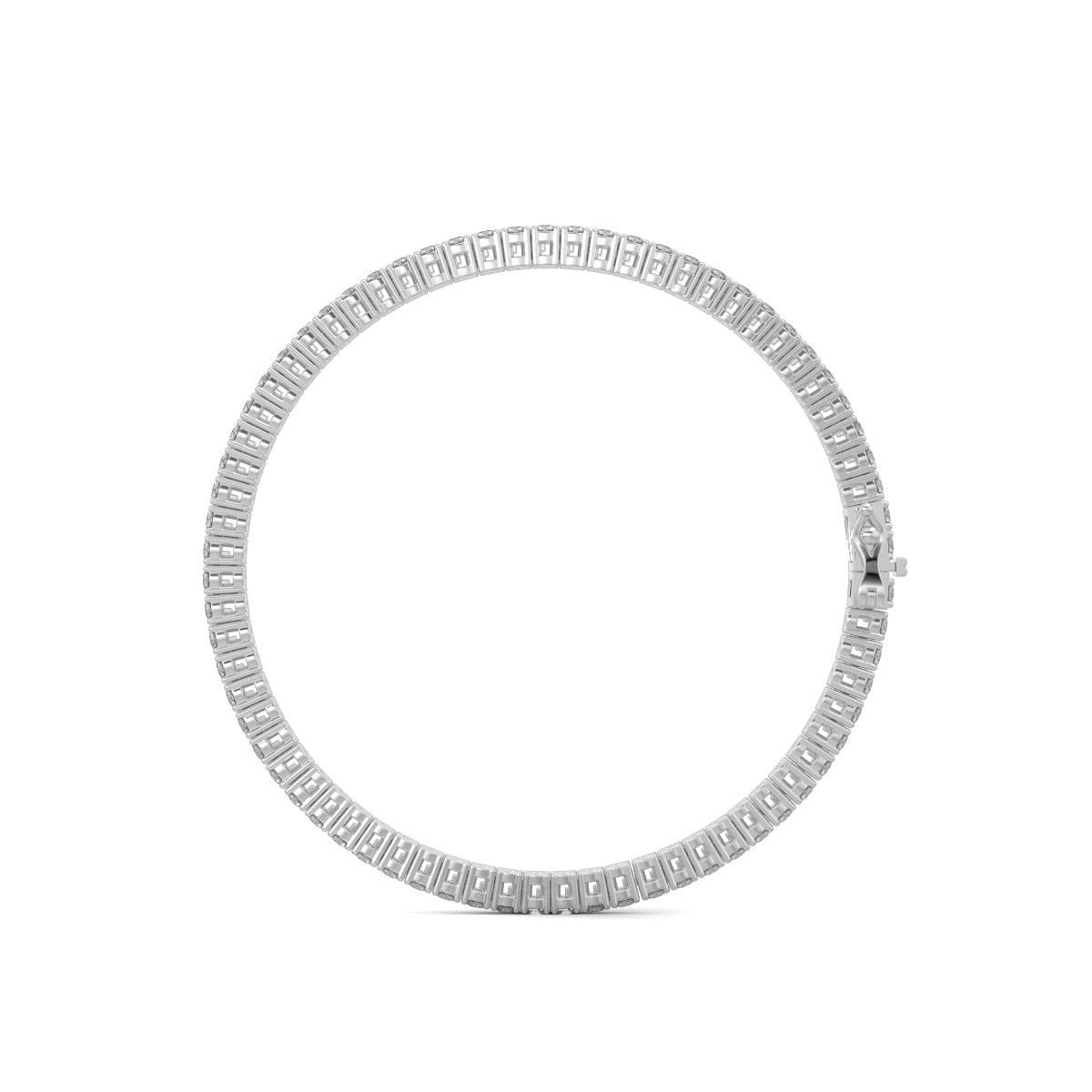 White Gold, Diamond Bracelet, Natural diamond bracelet, Lab-grown diamond bracelet, 20-Pointer Tennis Bracelet, tennis bracelet, prong setting, jewelry