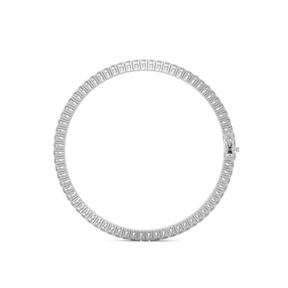 White Gold, Diamond Bracelet, Natural diamond bracelet, Lab-grown diamond bracelet, 10-Pointer Tennis Bracelet, tennis bracelet, prong setting, jewelry