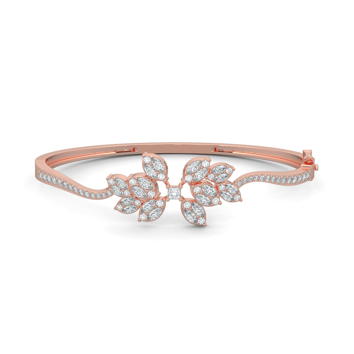 Rose Gold, Diamond Bracelet, Natural diamond bracelet, Lab-grown diamond bracelet, Oval diamond bracelet